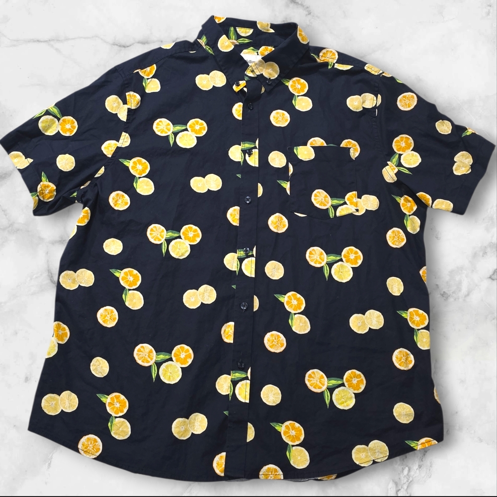 Goodfellow & Co. Mens Short Sleeve Vacation Shirt Size Xtra Xtra Large (XXL) D46